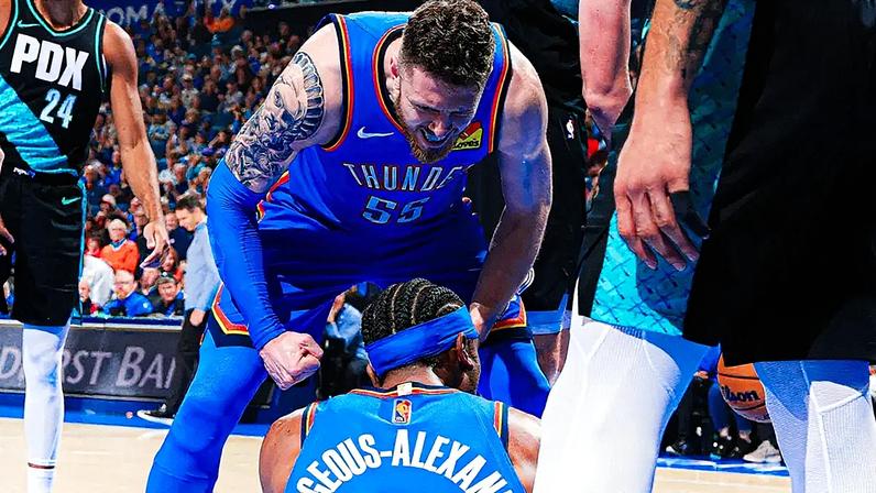 NBA classificação Thunder Pistons