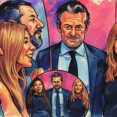 Jennifer Aniston se aproxima de Jim Curtis em encontro duplo com estrelas