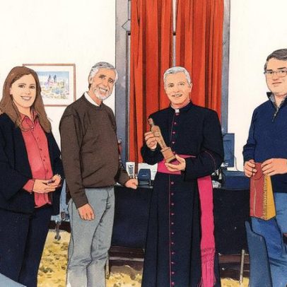 Presidente da Câmara de Cabeceiras de Basto recebe Bispo Auxiliar da Arquidiocese de Braga