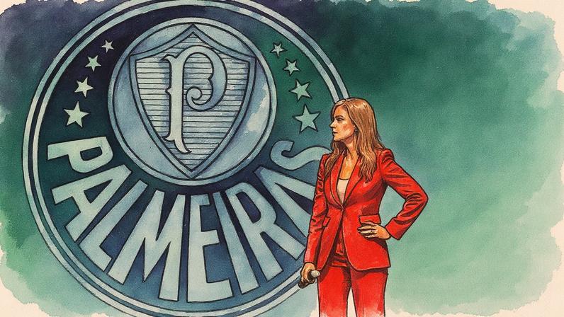 Leila Pereira, presidente do Palmeiras. (Foto: Vitor Palhares/Lance!)