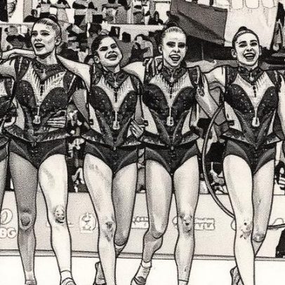 Ginástica Rítmica do Brasil se apresenta ao som de Lady Gaga