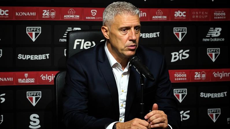 Hernán Crespo, técnico do São Paulo (Foto: Pedro Cobalea/ Lance!)