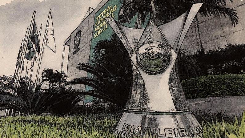 Troféu da Série A do Brasileirão (Foto: Lucas Figueiredo/CBF)