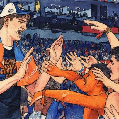 Canadense estreia e se torna o jogador mais alto da história do basquete universitário dos EUA