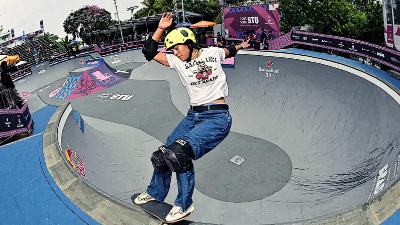 Raicca Ventura na semifinal do STU Pro Tour do Rio (Foto: Pablo Vaz / STU)