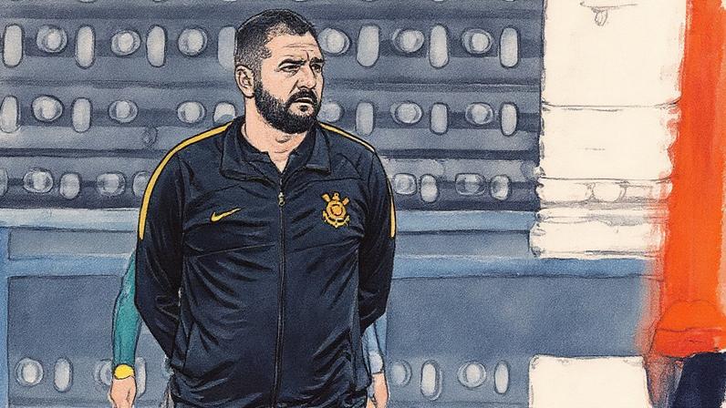 Danilo foi treinador do Sub-20 do Corinthians e agora comanda o profissional do Pouso Alegre (Foto: Rodrigo Gazzanel/Agência Corinthians)