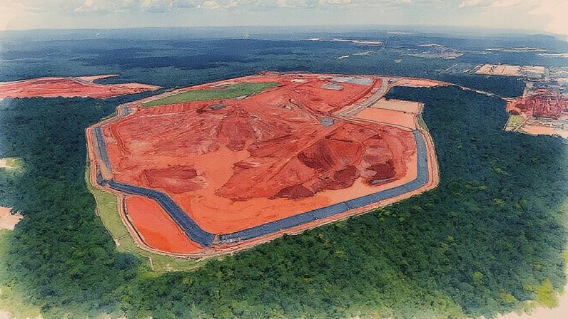 Hydro mira operação mais sustentável no Brasil para manter liderança em alumínio | Área de mineração de bauxita da Hydro no Pará: empresa enfrentou no passado acusações de vazamento de rejeitos, um dos principais desafios de sustentabilidade do setor (Jonne Roriz)
