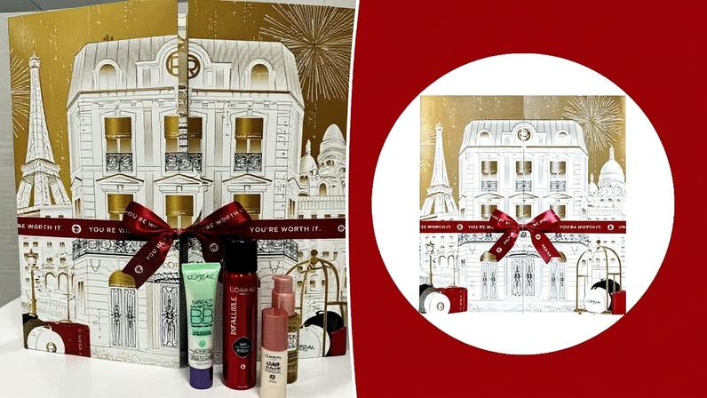The L'Oréal Paris Advent calendar features several red carpet favorites.