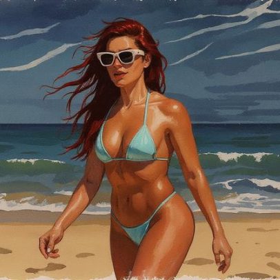 Gkay curte dia de sol e renova o bronzeado em São Conrado