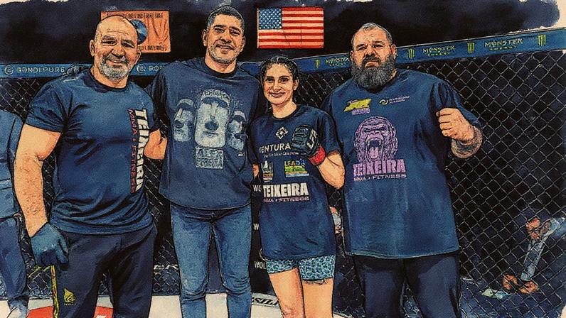 Irmã de Poatan, Aline Pereira venceu no LFA (Foto: Reprodução/Instagram)