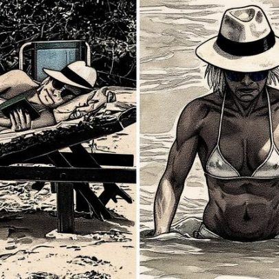 Ana Maria curte fim de semana na praia ao lado do marido