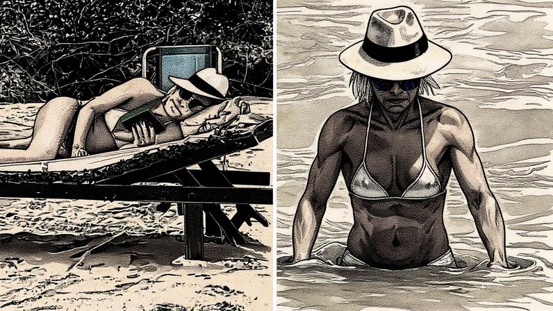 Ana Maria abre álbum de fim de semana na praia com o marido — Foto: Reprodução/Instagram