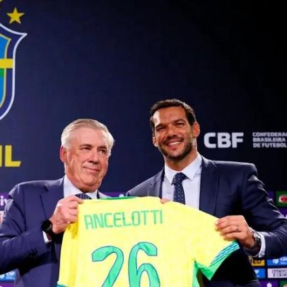Presidente da CBF promete combater xenofobia contra Ancelotti