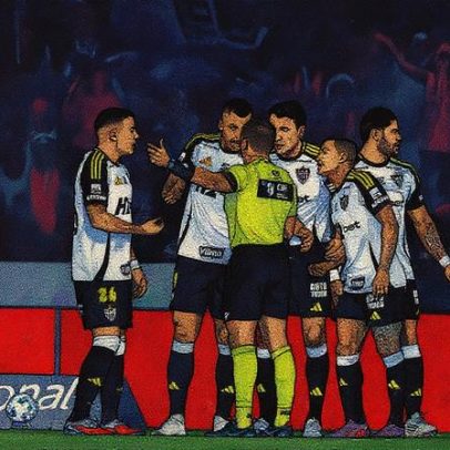 Hulk critica critérios da arbitragem após expulsão do Atlético-MG
