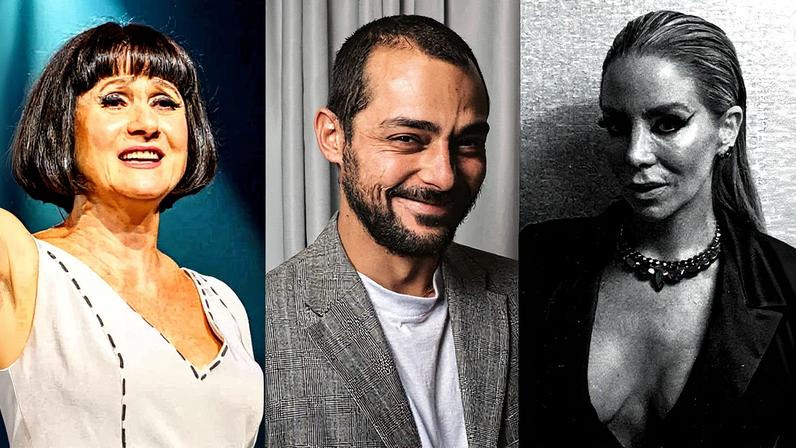 Zeze Polessa, Eduardo Sterblitch e Danielle Winits — Foto: Reprodução/Instagram