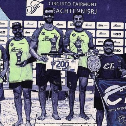 Circuito Fairmont define campeões de tênis de praia em Copacabana