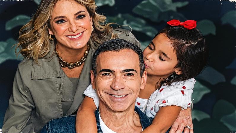 Cesar Tralli e Ticiane Pinheiro são pais de Manu — Foto: Reprodução/Instagram