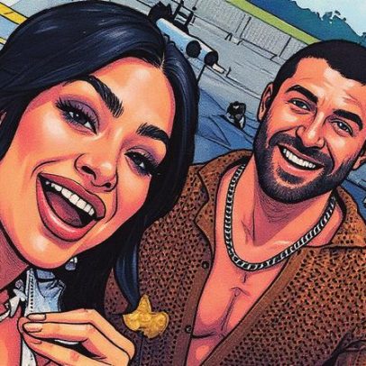 Aline Campos reencontra ex-namorado Jesus Luz em gravação surpreendente