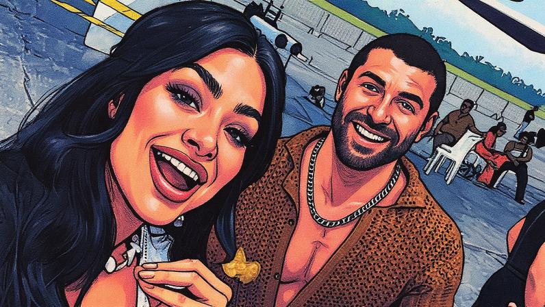 Aline Campos e Jesus Luz — Foto: Reprodução/Instagram