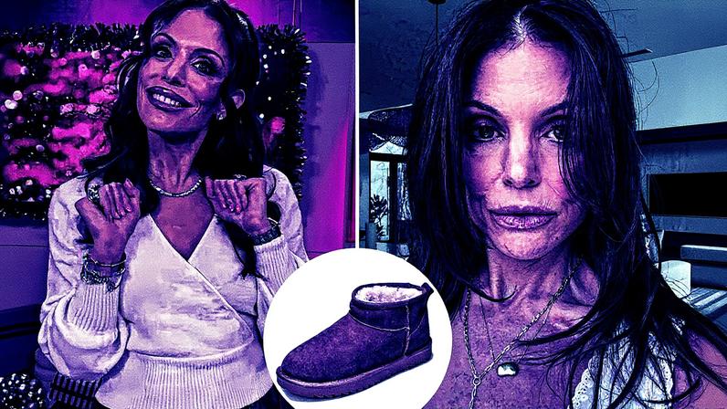 Bethenny Frankel está obcecada por botas que parecem com Uggs