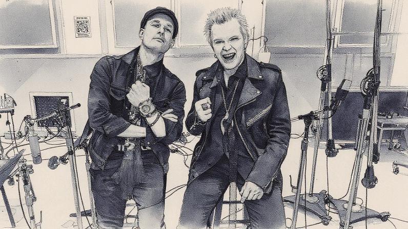 L to R: J. Ralph, Billy Idol