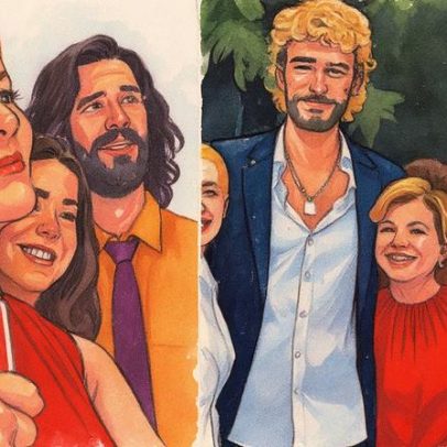 Debora Bloch publica cliques do casamento da filha com cantora: o mais lindo