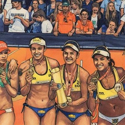 Vôlei de praia: conheça as atletas do pódio 100% brasileiro
