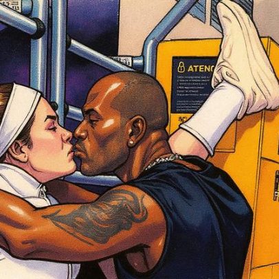 Thais Carla impressiona com flexibilidade ao lado do marido no beijinho de alongamento