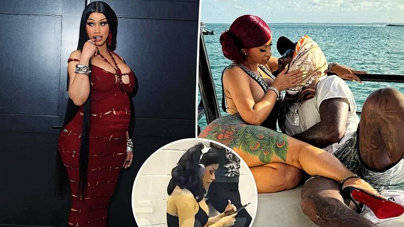 Cardi B returned to the gym days after welcoming her and Stefon Diggs’ first baby together. TMZ / BACKGRID