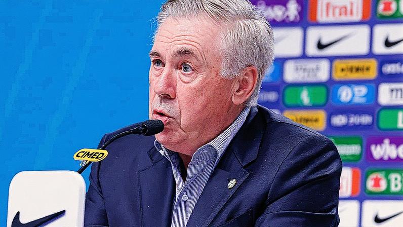 Carlo Ancelotti, técnico da Seleção, fará mais uma convocação nesta segunda-feira (Foto: Rafael Ribeiro/CBF)