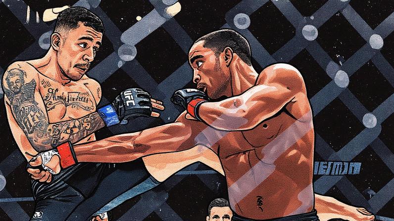 Kamaru Usman em pesagem do UFC (Foto: Reprodução/YouTube)