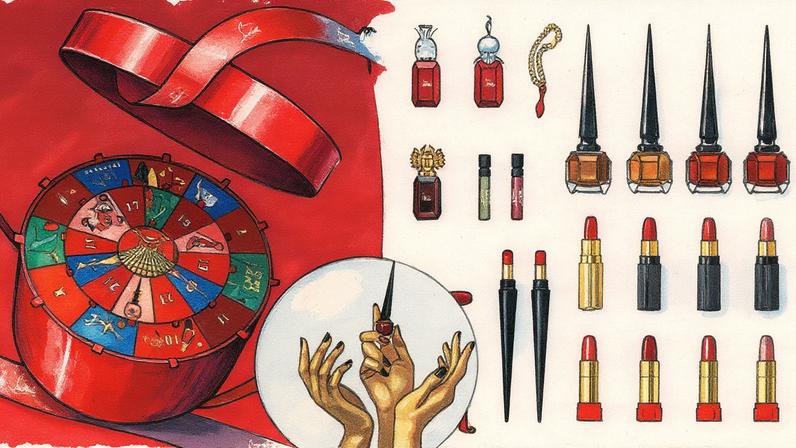 Dazzle her every day with elegant beauty goodies (or keep a few for yourself and share the rest). Christian Louboutin