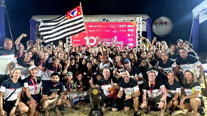 São Paulo, tricampeão da Copa das Federações (Foto: CBT)