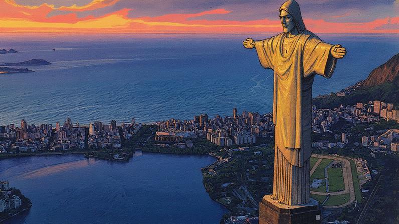 O monumento será iluminado com um versículo bíblico, nesta terça-feira (4), às 20h30 - Foto: Reprodução