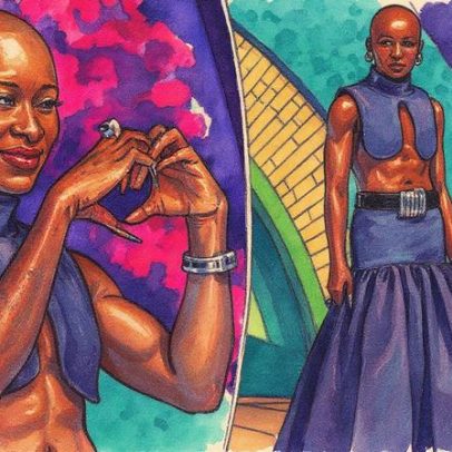 Cynthia Erivo desfia a gravidade com top curto na estreia de Wicked no Brasil