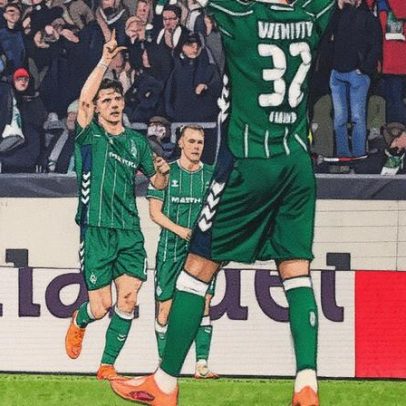 Werder Bremen vence com virada aos 90+4 e complica Wolfsburg