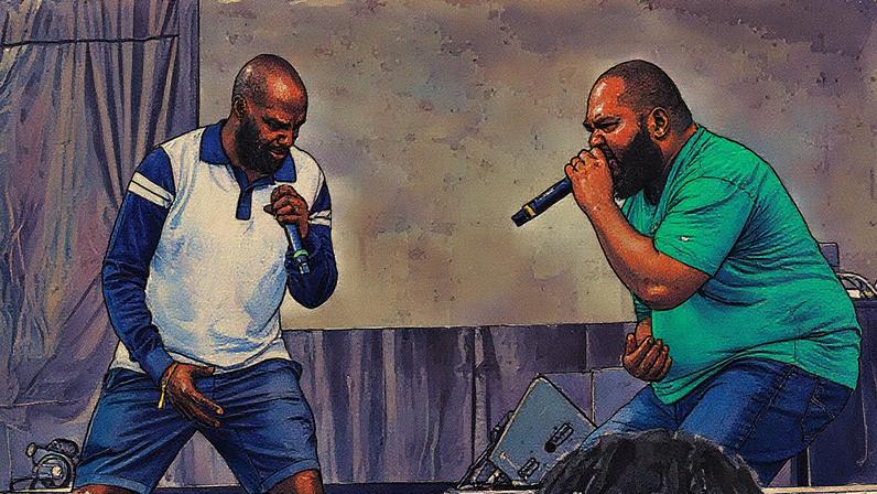 Posdnuos and Maseo of De La Soul on July 20, 2024 in Chicago, IL