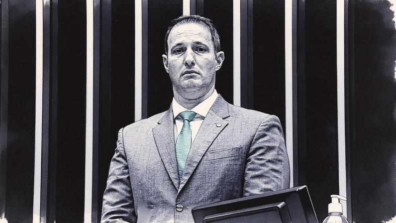 O deputado Guilherme Derrite (PP-SP) apresentou um novo relatório para o projeto de lei antifacção. (Foto: Wesley Amaral/Câmara dos Deputados)