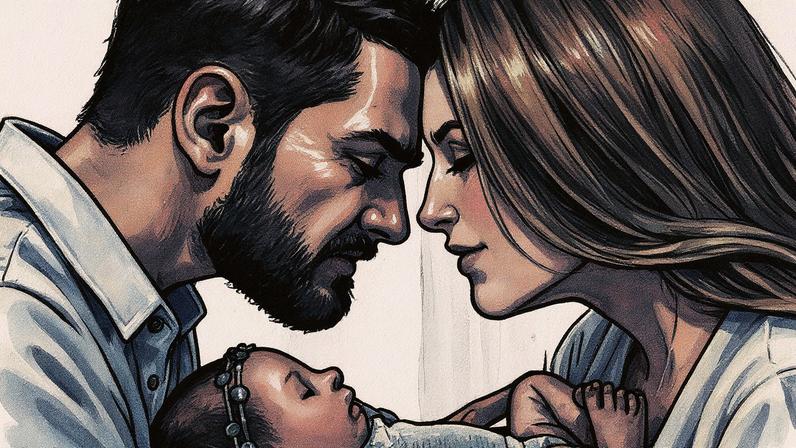 Niina Secrets, Guilherme Santos e a filha Elisa — Foto: @dribrescianifotografia