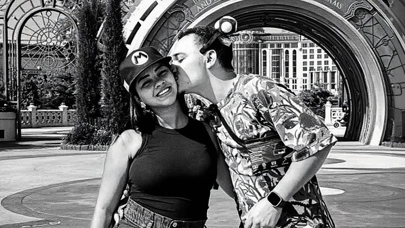 Gabi Luthai e Teo Teló — Foto: @lizianefuchs