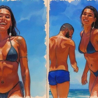 Pocah confirma fim do noivado e revela sentimento sobre separação na praia