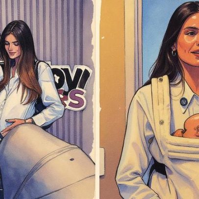 Camila Queiroz e Klebber Toledo enfrentam ansiedade ao enxoval da filha