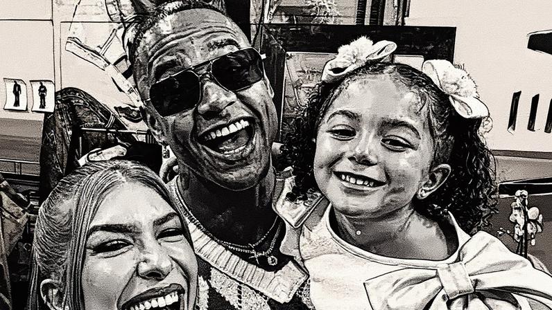 Lore Improta com Léo Santana e Liz — Foto: Reprodução/Instagram