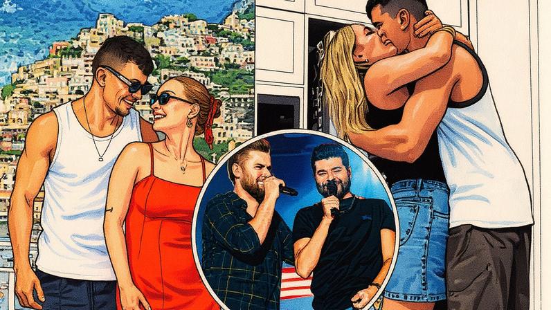 Zé Neto e Cristiano fazem edit com Tata Estanecki e Júlio Cocielo; web reage — Foto: Reprodução/Instagram