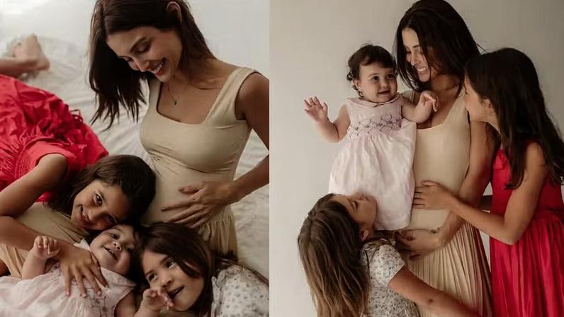 Letícia Almeida fala sobre os primeiros meses da gravidez da 4ª filha