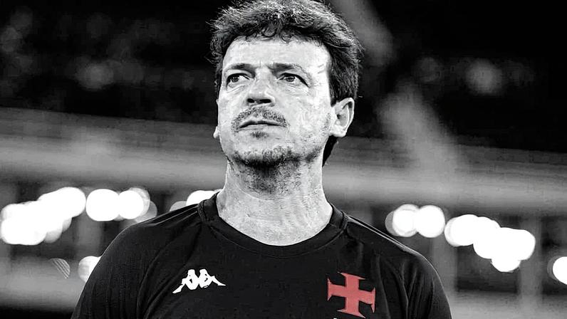 Fernando Diniz no jogo do Vasco contra o Botafogo pelo Brasileirão (Foto: Delmiro Junior/Photo Premium/Gazeta Press)