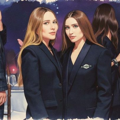 Mary-Kate e Ashley Olsen usam looks iguais no CFDA Fashion Awards