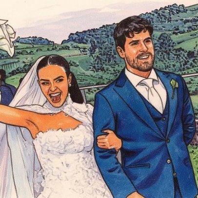 Eric Surita se casa com treinadora Djessi Benfica; confira o álbum de fotos