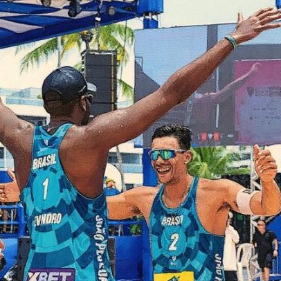 Sólidos Evandro e Arthur vencem no mundial de vôlei de praia