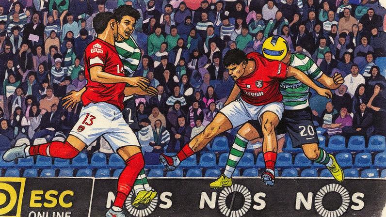 Jogo entre Santa Clara e Açores foi muito 'quentinho' - Foto: EDUARDO COSTA/LUSA